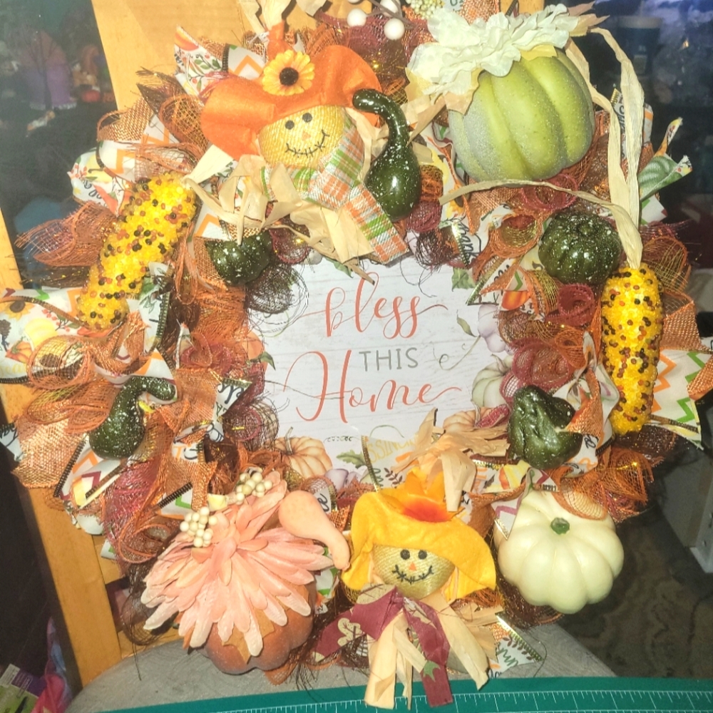 Harvest wreath